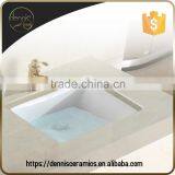 Dennis H2041 Under Mount Square Wash Hand Basin thumbnail-1
