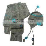 Cuter Hand Crochet Girl's Winter Hat and Scarf Set