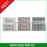 12 Keys Metal Numeric Vandal Proof Illuminated Keypad thumbnail-3