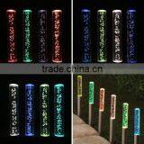 Solar Multi Colored 4-Tube Bubble Stake Color Changing LED Light