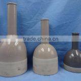 High Quality White Fiberglass Ceramic Vase thumbnail-1