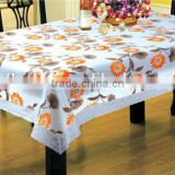anti-slip table cloth, material EVA, 137*183cm flower printed table cover