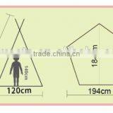 5-Walls Whilt and Brone 8' Tall Childern Teepee Kids Tent Wigwam Indoor Tipi Playhouse Playroom thumbnail-2