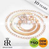 Diamond Flower Mild Steel Ornament Chain Brass Link Chains Brightness F1-80027 thumbnail-1