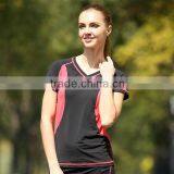 Factory Price Lady Shorts Sleeves Rash Guard thumbnail-1