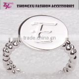 new custom letter womens promotion cheap silver ring