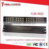 16 In 32 Out Composite BNC Video Distributor Video Splitter