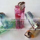 Refillable Drop Lighter, Flower in Tank