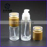 Lotion Use 50ml Luxury Cosmetic Glass Lotion Bottles Glass Airless Bottle With Sprayer