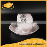 Classical Design Modern Porcelain Tea Coffee Cup and Saucer thumbnail-6