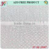 Hot Sale Green Net Sequin and Beaded Fabric Embroidery for Garment