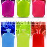 Hot 1800ml PVC Hot Water Bottle Classic Ribbed Big Capacity Anti-scald