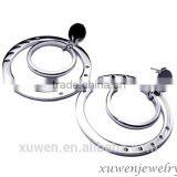 Circle Ladies Medical Steel Earrings Wholesale Lot