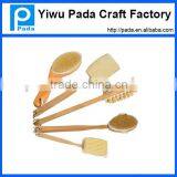 Professional Massage Wooden/loofah Bath Brush With Long Handle