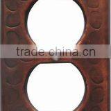 Copper Outlet Switch Plate Combination