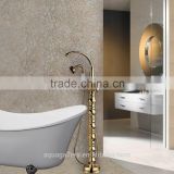 Classical Floor Mounted Bathtub Faucet Brass Mixer Tap
