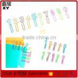 Colorful Number Shapes Clip Cheap Stationery Yes Shape Paper Clips thumbnail-4