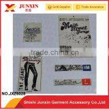 2016 New Products Cotton Damask Fabric Woven Labels