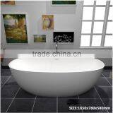 Italian Classic Design Artificial Stone Bathtub, Composite Stone Freestanding Bathtub,stone Resin Bathtub thumbnail-6