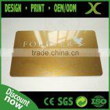 Free Design~~!! Best PVC Material CR80 PVC Gold Vip Card