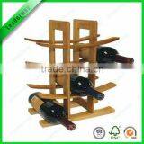 New Design 3 Bottle Bamboo Wine Glass Rack thumbnail-2