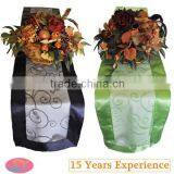 Hot Selling For Home-use Silk Satin Rosette Table Runner thumbnail-1