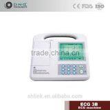Digital Portable Ecg Machine ECG 3B ECG Monitor