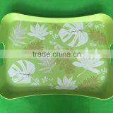Wholesale High Quality Melamine Plastic Serving Tray With Handle thumbnail-1