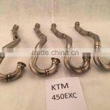 KTM450 EXC Motorcycle Complete Titanium Performance Exhaust System thumbnail-3