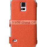 Cool Stylish Artificial Leather Case Cru Series Nubook Type for Samsung Galaxy S5 thumbnail-3