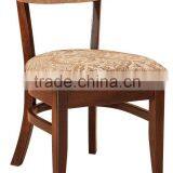 Custom Made Wood Chair Design Furniture Fabric Dining Chair Used for Restaurant thumbnail-1