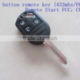 High Quality Fo 4 Button Remote Key (433mhz/FO38R)