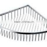 Bathroom Accessory/single Corner Basket/chrome Palted Stainless Steel Basket8031 thumbnail-1