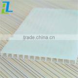 Transparent PC Polycarbonate Hollow Sheet Frosted Roofing SheetPlastic Hollow Roofing Sheets Ten Years Quality