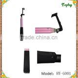 2015 New High-quality Aluminium Alloy Extendable Hand Held Monopod Bluetooth Selfie Stick Monopo With Shutter For Smartphone thumbnail-3