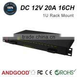 1u 19" Rackmounted 12v Power Supply With High Quality Cost Effective Security Solution