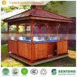 2015 Best Quality Wooden Gazebo STK061 for Sale thumbnail-1