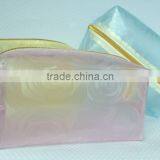 High Quality Non-toxic, Eco-friendly Embossed Rose Make up Bag, EVA Travel Cosmetic Bag thumbnail-2