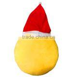 New Design Kid Toys Soft Cotton Stuffed Plush Christmas Emoji Pillow thumbnail-5