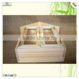 Popular Clear Door House Shaped Wooden Key Box thumbnail-4