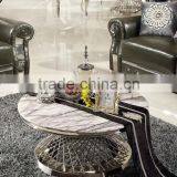 C381 Good Selling Round Marble Cheap Coffee Tables thumbnail-2
