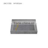 Modern Style Grey Cement / Concrete Bathroom Accessories With Groove Copper or Paninting thumbnail-5