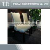 High Glossy White pu Leather Dining Chair thumbnail-6