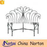 iron furniture design peacock bench from Norton factory NTIRH-021Y