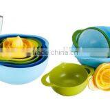5pcs Plastic Lemon Juicer and Colaner in Mixing Bowl Set thumbnail-3