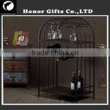 Retro Wine Bottle Holder Metal Wine Rack Decorative Vintage Wine Rack thumbnail-1