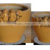 Classic Decorative Animal Figure Design Flower Planter thumbnail-1