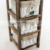 Living Room Furniture Baked Small Furniture Wicker Chest of Drawers thumbnail-2