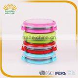 Top Selling Silicone Collapsible Leakproof Children's Lunch Box thumbnail-1