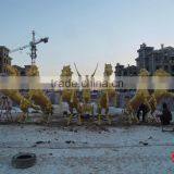 Famous Golden Brass Apollo Horse Statues thumbnail-1